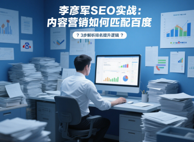 李彦军SEO实战:内容营销如何匹配百度“与逻辑”?3步解析排名提升逻辑