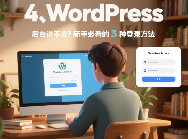4、WordPress 后台进不去?新手必看的 3 种登录方法
